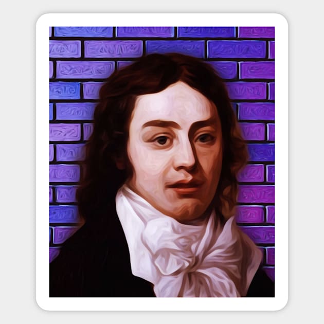 Samuel Taylor Coleridge Portrait | Samuel Taylor Coleridge Artwork Magnet by JustLit